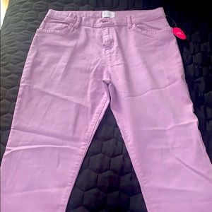 The Children’s Place purple jeans girls 16 NWT